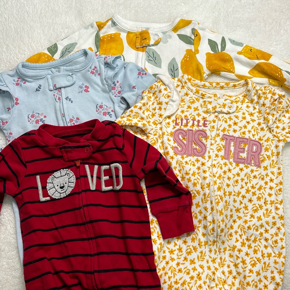 Just one you made by Carter’s three months for girls footies